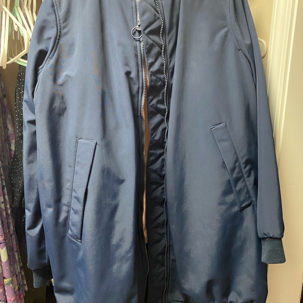 Navy Blue Lands End Jacket